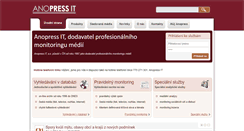 Desktop Screenshot of anopress.cz