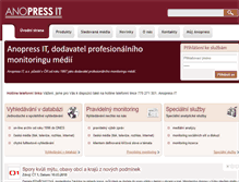 Tablet Screenshot of anopress.cz